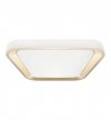 Lampa plafon LED QUADRO, zintegrowana ze światłem LED, pilot w zestawie, biało - złota LIGHT HOME