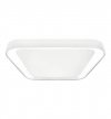 Nowoczesna, minimalistyczna lampa plafon LED QUADRO biała, z pilotem LIGHT HOME