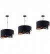 Lampa Nowoczesna Wisząca Żyrandol Abażur Glamour MEDIOLAN E27 LIGHT HOME