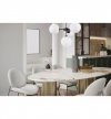 Lampa Wisząca Sufitowa z Regulacją, Żyrandol Czarny, Białe Klosze, E14 LIGHT HOME