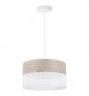 Lampa sufitowa WOOD, nowoczesny abażur z drewnianą okleiną, 30cm