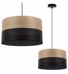 Lampa wisząca WOOD, elegancki żyrandol do jadalni i salonu, E27