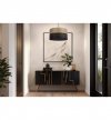 Lampa wisząca WOOD, elegancki żyrandol do jadalni i salonu, E27