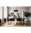 Lampa sufitowa WOOD, elegancki abażur z dodatkiem naturalnego dębu