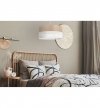 Lampa sufitowa WOOD, 44cm, loftowy zwis wiszący z drewnianym abażurem