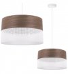 Lampa sufitowa WOOD, 35cm, nowoczesny abażur do sypialni i salonu