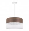 Lampa sufitowa WOOD, 35cm, nowoczesny abażur do sypialni i salonu