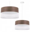 Lampa sufitowa WOOD, 40cm, elegancki żyrandol z naturalnego drewna