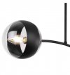 Lampa sufitowa TOLEDO, czarny żyrandol do salonu, sypialni, nowoczesny, E14