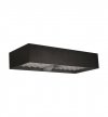Lampa solarna ogrodowa BRICK, czarny kinkiet, natynkowy, loft, czujnik zmierzchu i ruchu, LED