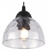 Lampa sufitowa VENICE, wisząca, potrójny żyrandol listwa ze szklanymi kloszami, styl loftowy