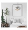 Lampa wisząca sufitowa żyrandol LUNA, kolor chrom, glamour, pojedyncza