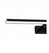 Kinkiet LED lampa ścienna nad lustro SHINE, czarny, 60cm do łazienki, przedpokoju