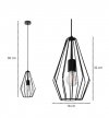 Lampa 1-płomienna LOFT Industrialna - OPTI 2005/1 LIGHT HOME