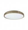 Plafon LED SHINY, w kolorze bursztynowym, styl nowoczesny, moc 34W