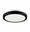 Plafon sufitowy LED VERA, w kolorze czarnym, do łazienki i kuchni, moc 18W