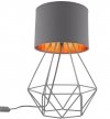 LAMPKA STOŁOWA DRUCIANA Z ABAŻUREM KOLORY SHADE HOME LIGHT HOME