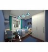 Lampa wisząca z abażurem - GARO 2120/3 LIGHT HOME