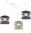 Lampa wisząca z abażurem - SPIDER LOLLIPOP 2175/3 LIGHT HOME