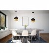 Lampa wisząca ze szklanymi kloszami - OSLO 2230/1/M LIGHT HOME