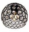 LAMPA SUFITOWA Z KRYSZTAŁKAMI CZARNA CRYSTAL HOME LIGHT HOME