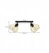 Lampa LOFT  - SANTOS 2210/2 LIGHT HOME