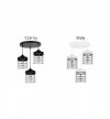 Lampa wisząca nowoczesna - RASTI 2205/3/OW/S LIGHT HOME