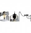 Lampa wisząca ze szklanymi kloszami - SPIDER NIKI 2195/3 LIGHT HOME
