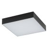 NOWODVORSKI LAMPA SUFITOWA PLAFON LID SQUARE LED 35W KWADRATOWY  CZARNY