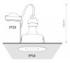 NOWODVORSKI 8376 GOLF LAMPA OPRAWA WPUSZCZANA OCZKO HALOGENOWE DO SALONU 