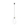 NOWODVORSKI 8671 PEAR L LAMPA WISZĄCA NOWOCZESNA CZARNA SZKLANY KLOSZ 