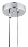 LAMPA WISZĄCA SZKLANA CHROM DEKORACYJNA NAD STÓŁ DO SALONU KUCHNI JADALNI BUFFALO 4678