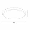 GOLDLUX POLUX IRINA 40 310750 PLAFON DEKORACYJNY Z PILOTEM 48W