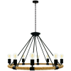 GOLDLUX POLUX ROPE ARTHUR 307927 LAMPA WISZĄCA NA KOLE SZNUR INDUSTRIALNA LOFT BOHO RUSTYKALNA