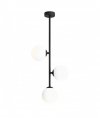 ALDEX LIBRA 3 BLACK 1094PL_E1  LAMPA WISZĄCA CZARNA KULE BIAŁE