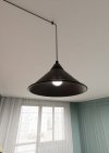 LAMPA WISZĄCA DO MONTAŻU NA ŚCIANIE Z WTYCZKĄ EMIBIG ABRAMO 1 BLACK
