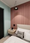 LAMPA WISZĄCA DO MONTAŻU NA ŚCIANIE Z WTYCZKĄ EMIBIG ABRAMO 1 BLACK