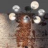 LAMPA SUFITOWA KULE SZKLANE CZARNA DO SALONU SYPIALNI POKOJU EMIBIG BRENDI 6B BL MIX 3