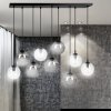 LAMPA WISZĄCA CZARNA KULE SZKLANE DO SALONU SYPIALNI JADALNI KUCHNI EMIBIG COSMO 9 BL MIX2