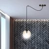 LAMPA WISZĄCA SPIDER PAJĄK KLOSZE SZKLANE KULE EMIBIG GIGI 1 BL MIODOWY