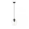 LAMPA WISZĄCA CZARNA NAD STÓŁ DO KUCHNI JADALNI SALONU EMIBIG ISTAR 1 BL TRANSPARENT