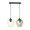 LAMPA WISZĄCA CZARNA NAD STÓŁ DO KUCHNI JADALNI SALONU EMIBIG ISTAR 2 BL MIX
