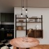 LAMPA WISZĄCA CZARNA NAD STÓŁ DO KUCHNI JADALNI SALONU EMIBIG ISTAR 4 BL PREMIUM TRANSPARENT