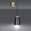 KINKIET WISZĄCY METALOWY EMIBIG BOLERO K1 BLACK