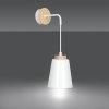 KINKIET WISZĄCY METALOWY EMIBIG BOLERO K1 WHITE