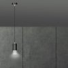 LAMPA WISZĄCA TUBA NAD STÓŁ DO KUCHNI JADALNI EMIBIG FUMIKO 1 BL/CHROME