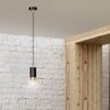 LAMPA WISZĄCA TUBA NAD STÓŁ DO KUCHNI JADALNI EMIBIG FUMIKO 1 BL/GOLD