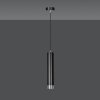 LAMPA WISZĄCA NAD STÓŁ DO KUCHNI JADALNI TUBA EMIBIG KIBO 1 BL/CHROME