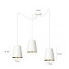 EMIBIG LINK 3 WHITE / GOLD