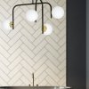 LAMPA SUFITOWA NOWOCZESNA KULE BIAŁE EMIBIG RAGNAR 4B BLACK GOLD